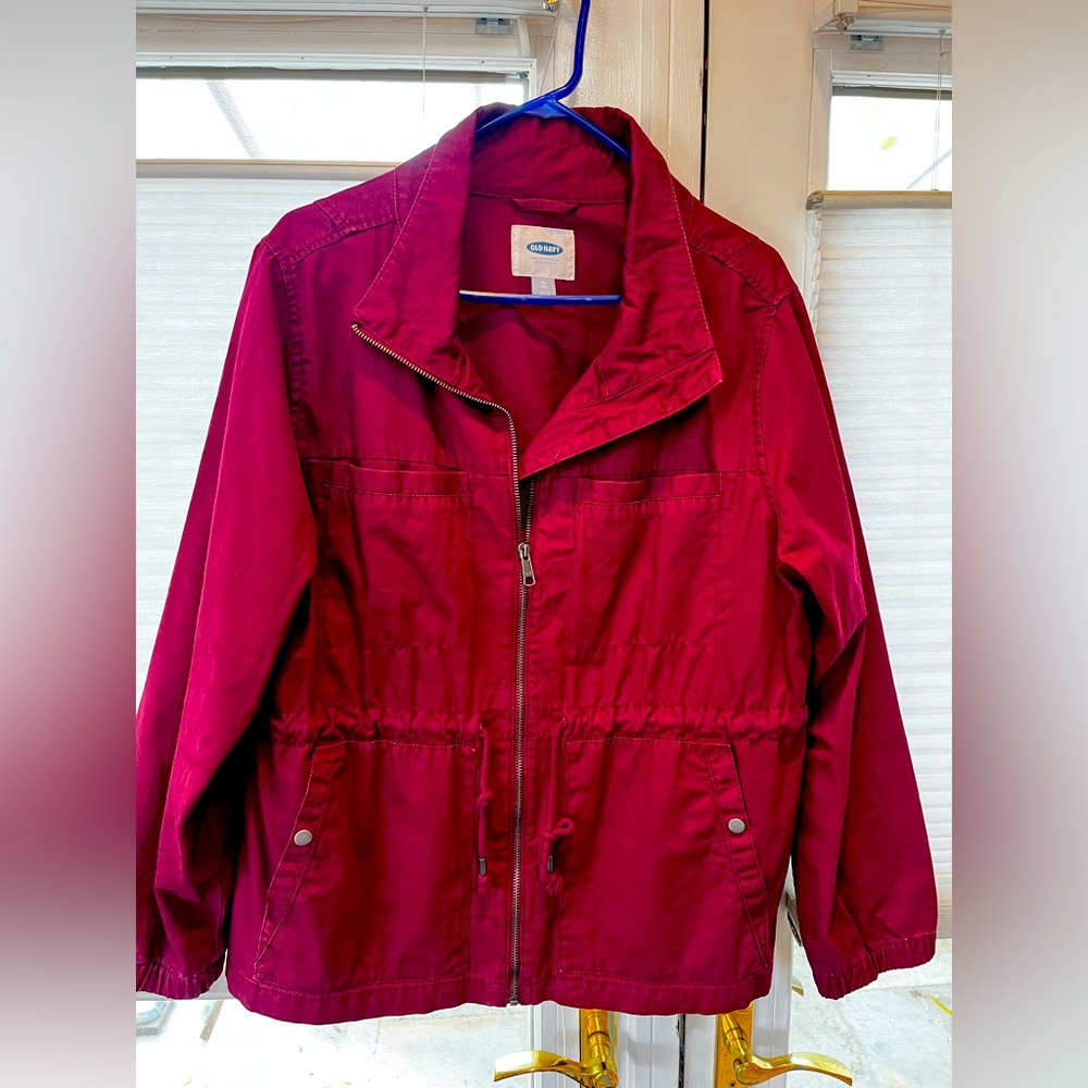 Old Navy - women’s XL - burgundy jacket